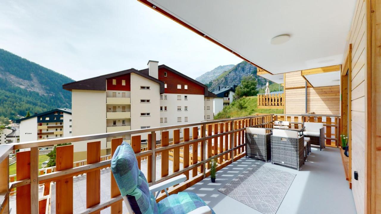 Apartment With Sauna And Mountain View Лойкербад Экстерьер фото